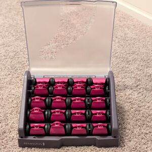 Remington Pink and Black Hair Roller Set